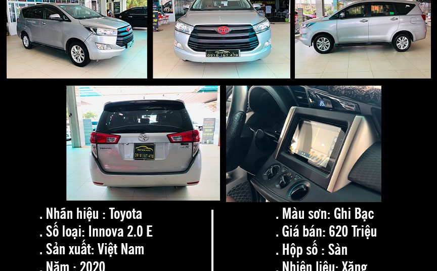 TOYOTA INNOVA MT, ĐỜI 2020