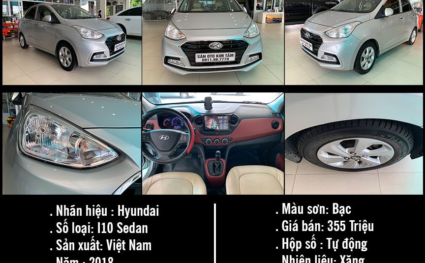 HYUNDAI I10 SEDAN ĐỜI 2018, AT