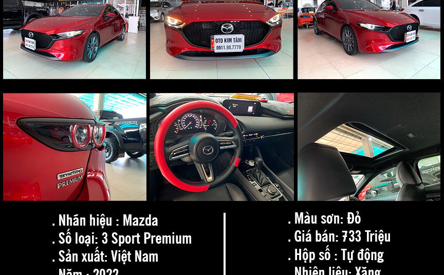 MAZDA 3 SPORT 2022 PREMIUM, AT