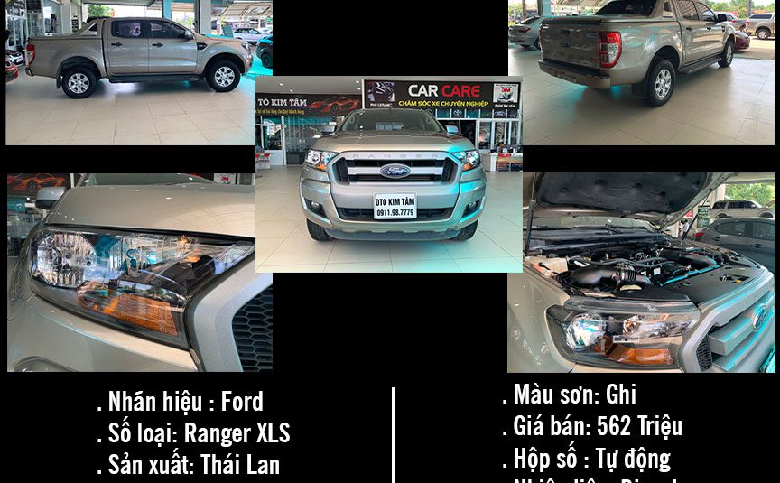 FORD RANGER XLS ĐỜI 2016, MT